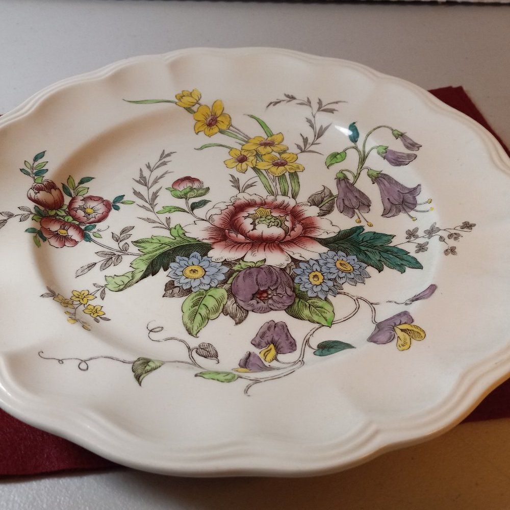 Copeland, Spode Plate Cottagecore Kitsch Floral - Picture 2 of 4
